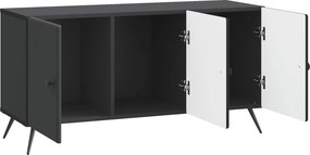 vidaXL Ντουλάπι TV Μαύρο 99 x 34,5 x 50 εκ. Επεξεργασμένο Ξύλο