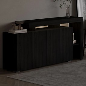 Κονσόλα Ξύλο Μαύρο CEDRU 170x35x80
