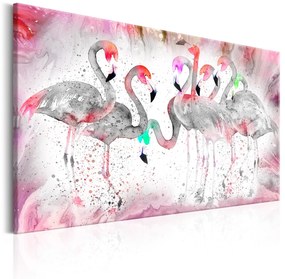 Πίνακας - Flamingoes Family 120x80