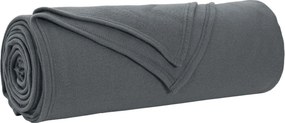 vidaXL Κουβέρτα Σκούρο Γκρι 350 x 270 εκ. Μαλλί