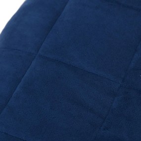 Κουβέρτα Βαρύτητας Μπλε 220 x 260 εκ. 15 κ. Υφασμάτινη 350803