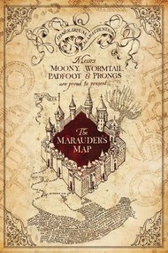 XXL Αφίσα Harry Potter - Marauders Map, (80 x 120 cm)