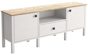 Έπιπλο Τηλεόρασης 787CDL1805 150x35x60cm White-Natural