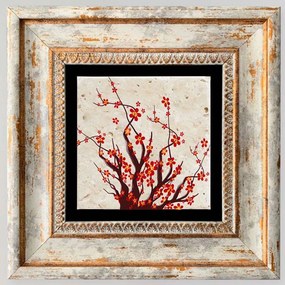 Κάδρο 602KLV1112 20x20cm Multi Wallity Square Wood,Stone