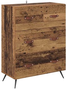 vidaXL Highboard Παλιό Ξύλο 69,5 x 34 x 180 εκ. Επεξεργασμένο ξύλο