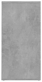 vidaXL Παπουτσοθήκη Γκρι Σκυροδέματος 31,5x35x70 εκ. από Επεξ. Ξύλο