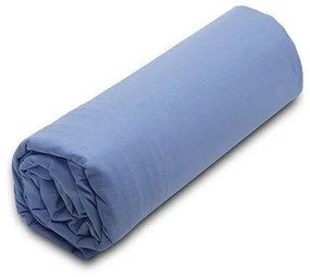 Κατωσέντονο Menta με λάστιχο 17 Blue Διπλό (160x200+40)