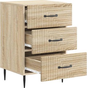 vidaXL Κομοδίνο Sonoma Δρυς 43 x 41 x 66,5 εκ. Επεξεργασμένο Ξύλο