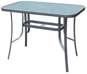 Τραπέζι Μεταλλικό SUN Γκρι 150x90x70cm | Συσκευασία 1 τμχ