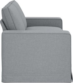 vidaXL Καναπές Ανοιχτό γκρι