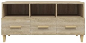 vidaXL Έπιπλο Τηλεόρασης Sonoma Δρυς 102 x 36 x 50 εκ. Επεξεργ. Ξύλο