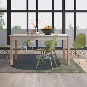 Τραπέζι Τραπεζαρίας Ανοιγόμενο Essex Cashmere - Artisan oak 160x80x77 εκ. 160x80x77 εκ.
