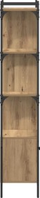 vidaXL Βιβλιοθήκη 6 επιπέδων 44,5 x 30 x 154,5 εκ. Επεξεργασμένο ξύλο