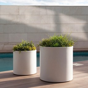 Κασπώ Hortensia 40 JDNHOR040BXNW Φ40x40cm 40lt White New Garden Πολυαιθυλένιο