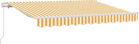 vidaXL Σκηνίτσα Αναδιπλούμενη Κίτρινο 250 x 200 cm ύφασμα