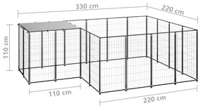 ΣΠΙΤΑΚΙ ΣΚΥΛΟΥ ΜΑΥΡΟ 6,05 M² ΑΤΣΑΛΙΝΟ 3082205