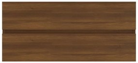 vidaXL Ντουλάπι Νιπτήρα Καφέ Δρυς 100x38,5x45 εκ. Επεξεργασμένο Ξύλο
