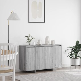 vidaXL Πλαϊνό Γραφείο Γκρι sonoma Επεξεργασμένο ξύλο 120 x 41 x 75 εκ.