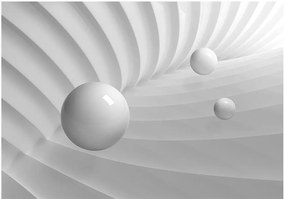 Αυτοκόλλητη φωτοταπετσαρία - White Symmetry - 98x70