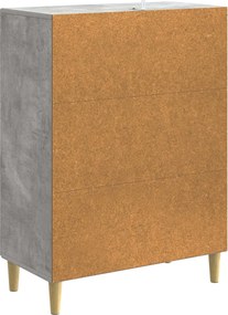 vidaXL Πλαϊνό γραφείο Γκρι Σκυροδέματος 66 x 34,5 x 90 εκ