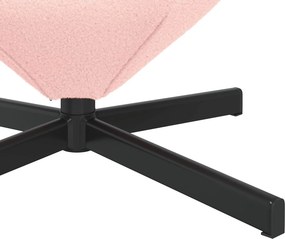 vidaXL Κάθισμα-αυγό Ροζ 63 x 73 x 90 εκ ύφασμα