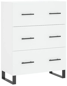 vidaXL Ντουλάπι Λευκό 69,5x34x180 εκ. από Επεξεργασμένο Ξύλο