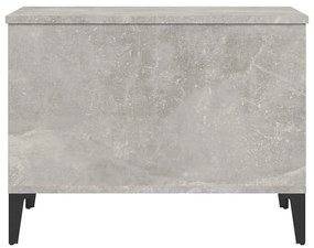 vidaXL Τραπεζάκι Σαλονιού Γκρι Σκυρ. 60x44,5x45 εκ. Επεξεργ. Ξύλο