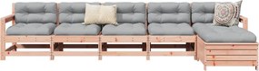 vidaXL Καναπές Κήπου Σετ 6 Τεμ. Μασίφ Ψευδοτσούγκα Ελάτης