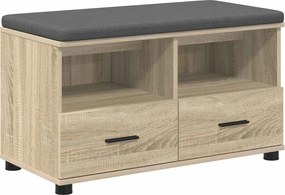 vidaXL Παγκάκι Χαλωρίου Δρύς Sonoma 80 x 38 x 46 εκ