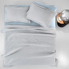 Κουβέρτα Tetris Silver Guy Laroche Queen Size 245x260cm Βαμβάκι-Πολυέστερ