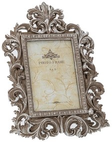 Κορνίζα Polyresin Σκαλιστή Ασημί 20x2x29εκ. iliadis 89738