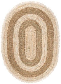 Χαλί Οβάλ 90157 Ecru-Natural 80X120cm