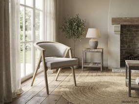 Καρέκλα Τραπεζαρίας Home ESPRIT πολυεστέρας Φρέσνο 58,5 X 56,5 X 73 CM