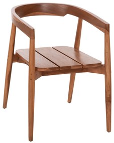 Πολυθρόνα Τραπεζαρίας ADONIS Ξύλο Teak Φυσικό 53x54x73Yεκ. 53x54x73 εκ.