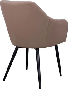 ΠΟΛΥΘΡΟΝΑΚΙ CHARLES HM8522.07 ΜΕ ΥΦΑΣΜΑ ΜΠΕΖ &amp; PU ΜΠΕΖ 57x63x83Υ εκ.