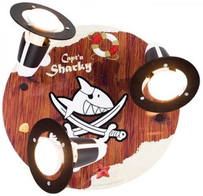 Σποτ Φωτιστικό Οροφής Καφέ Capt'n Sharky 130865 Elobra-130865-Καφέ 130865