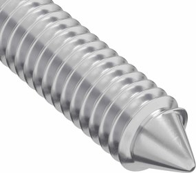 vidaXL Βίδα 2 pcs Ασημί M6 x 100 χιλ. Ατσάλι