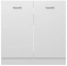 vidaXL Ντουλάπι Νεροχύτη Lyon Λευκό 80x46x81,5 εκ. Επεξ. Ξύλο