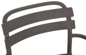 Καρέκλα - Πολυθρόνα KORVER C6333.05 Πολυπροπυλένιο Dark Olive Green 63,5x65x76Υ εκ. 63.5x65x76 εκ.