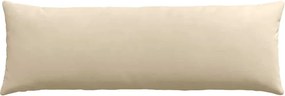 vidaXL Μαξιλάρι Καναπέ 2 pcs Κρεμ 120 x 40 cm ύφασμα