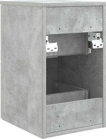 vidaXL Ντουλάπι Μπάνιου Γκρι Σκυροδέματος 30 x 41 x 50 εκ.