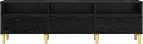 vidaXL Ντουλάπι TV Μαύρη Οξυά 150 x 30 x 45 εκ Επεξεργασμένο ξύλο