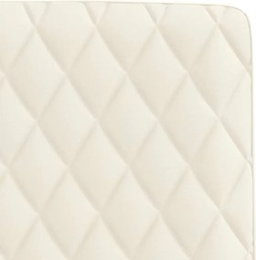 vidaXL Καρέκλες Τραπεζαρίας 4 τεμ. Κρεμ Βελούδινες