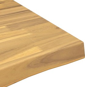 vidaXL Επιφάνεια Τραπεζιού Live Edge 120 x 60 x 3,2 cm Ορθογώνιος