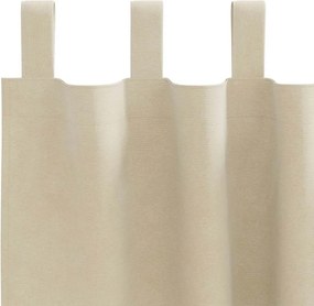 vidaXL Κουρτίνες συσκότισης 2 pcs Κρεμ 140 x 225 cm Βελούδο