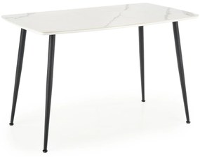 MARCO table, color: top - white marble, legs - black DIOMMI V-CH-MARCO-ST