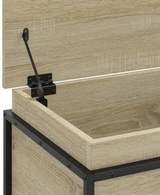 Κουτί Αποθήκευσης με Sonoma Δρυς 100x40x51,5 εκ. Επεξ. Ξύλο - Καφέ