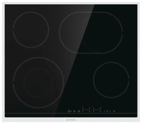 Gorenje ECT643BX-730355 Εστία Κεραμική Με Ανοξείδωτο Πλαίσιο Μαύρη Με 6 Εστίες 60,0 cm