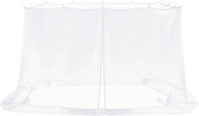 vidaXL Κουνούπι για Περίπτερο 220 mesh Λευκό 4,5 x 3 x 2 μ Πολυεστέρας