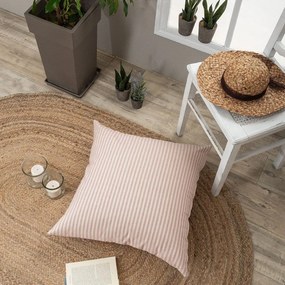 Μαξιλαροθήκη Διακοσμητική Δαπέδου Guensa 06 Pink Teoran 65Χ65 Cotton-Polyester
